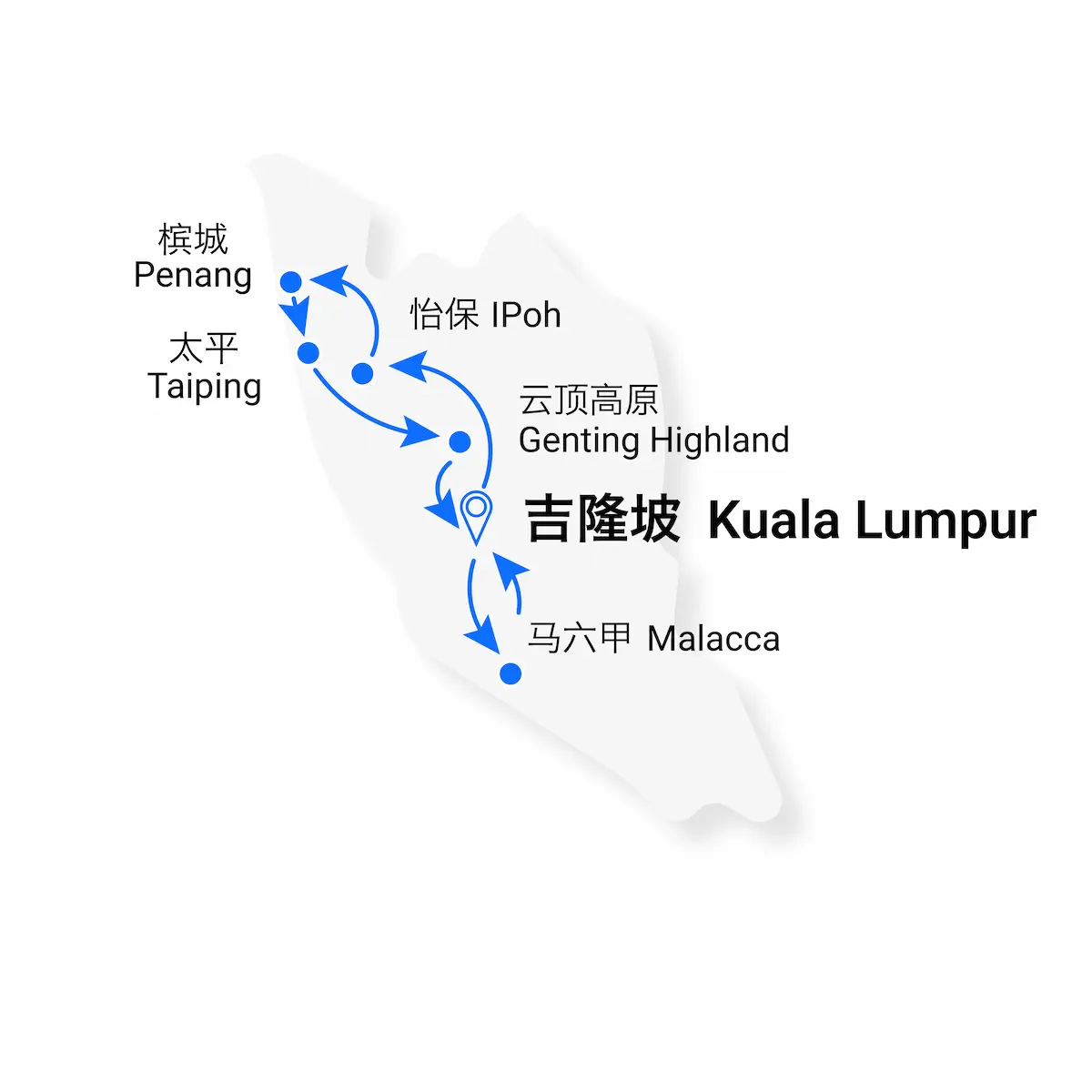 Malaysia map cn