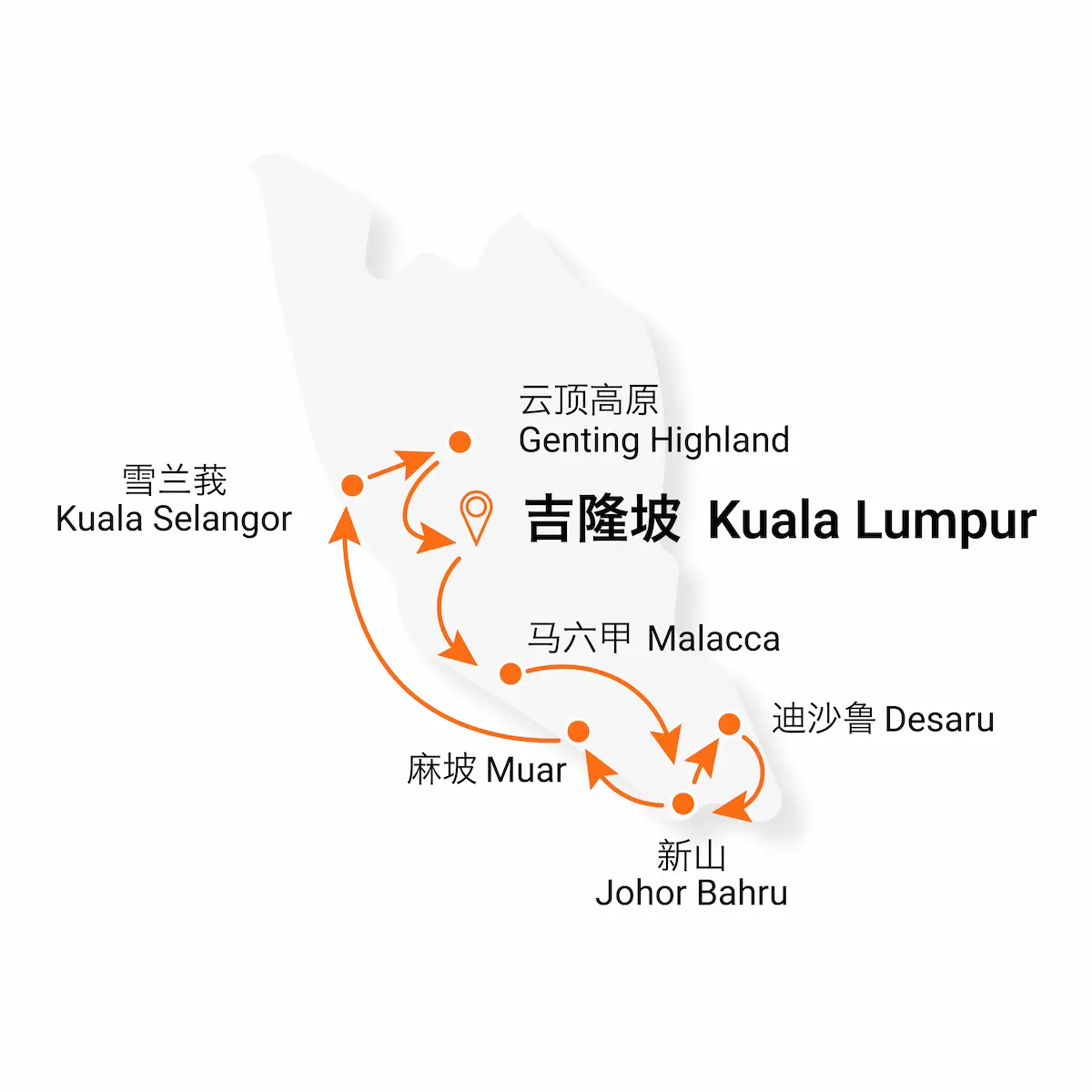 Malaysia map cn