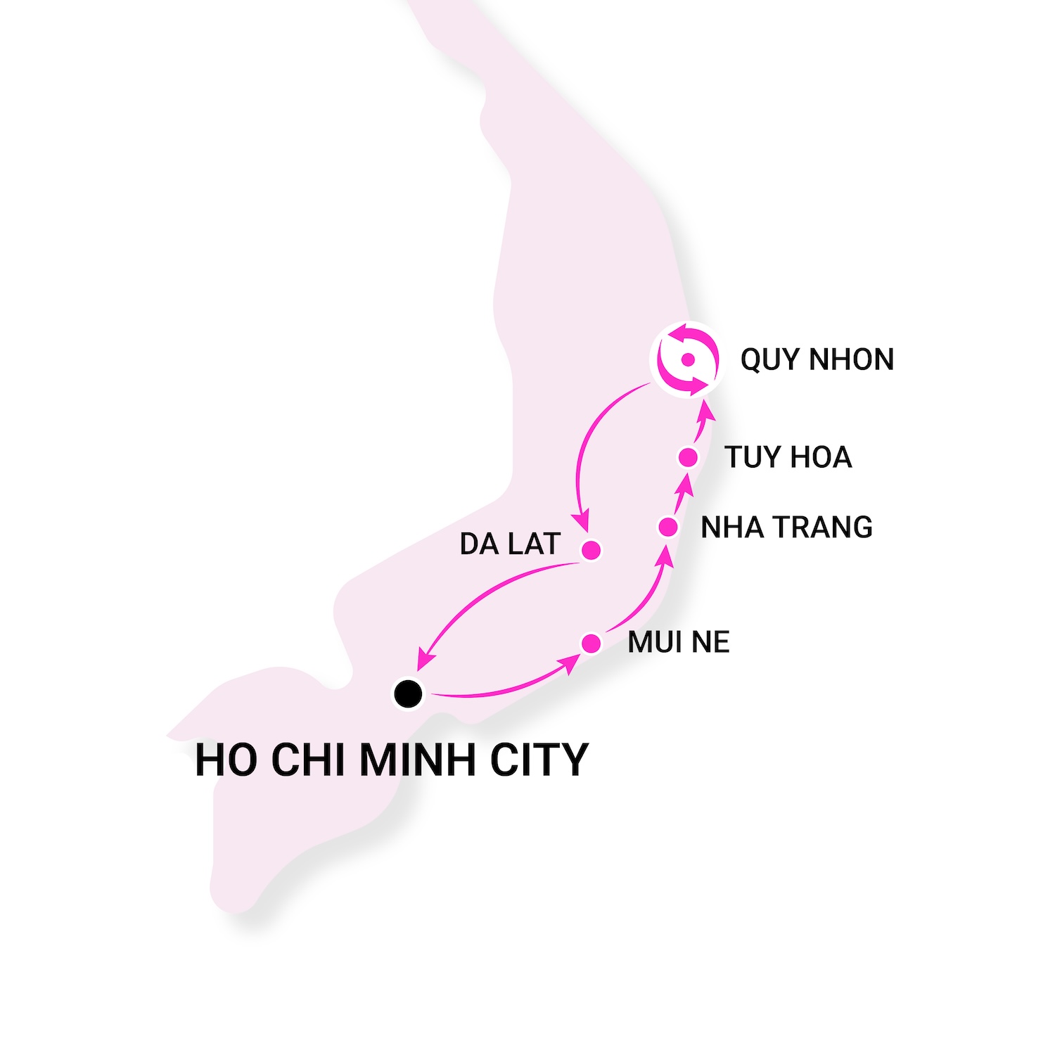 Vietnam Pink Line English
