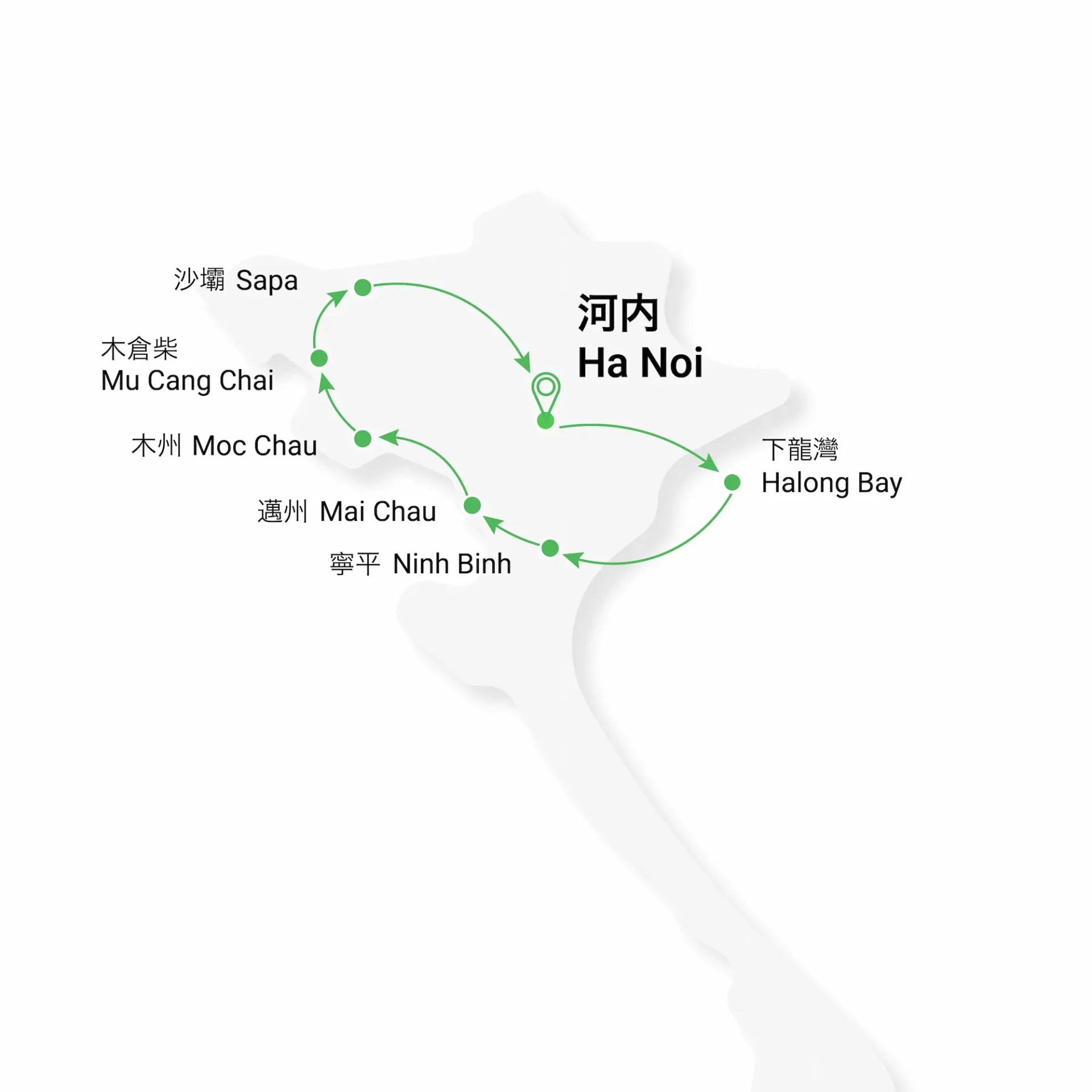 Vn north west map cn traditional