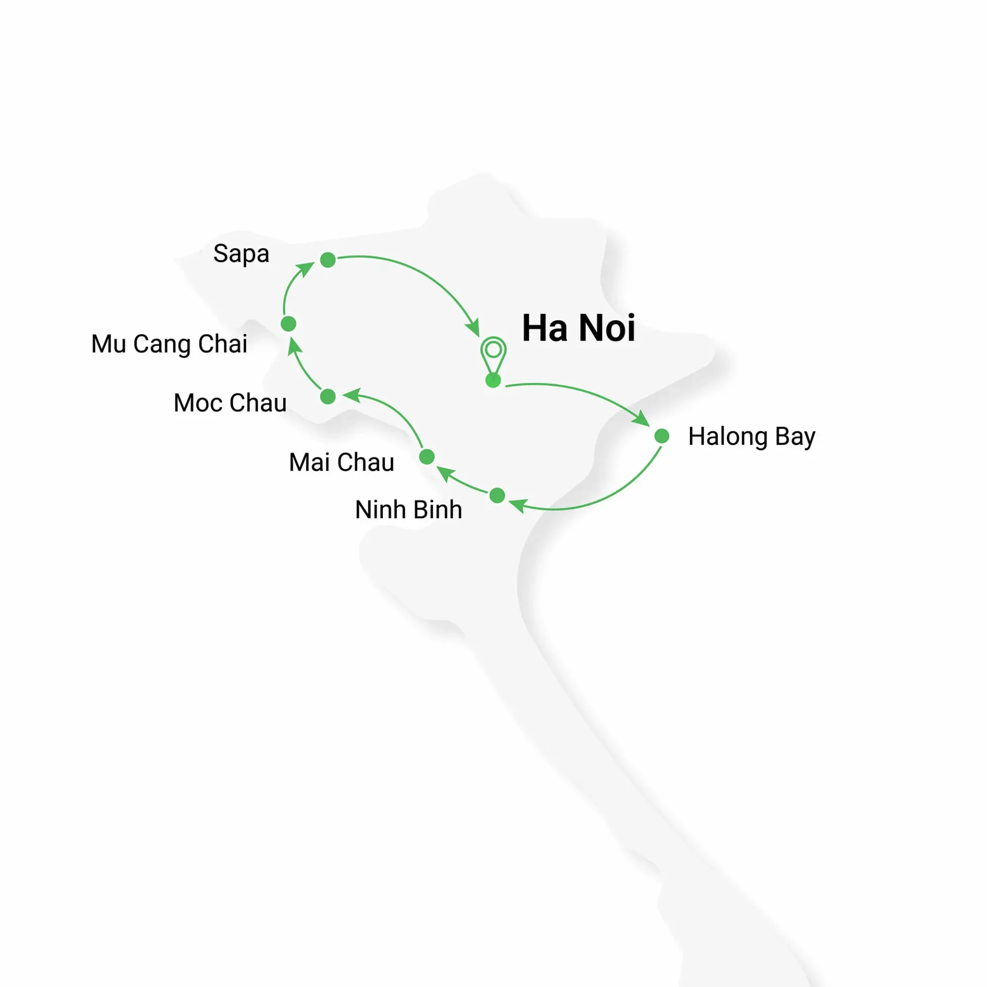 Vn north west map en